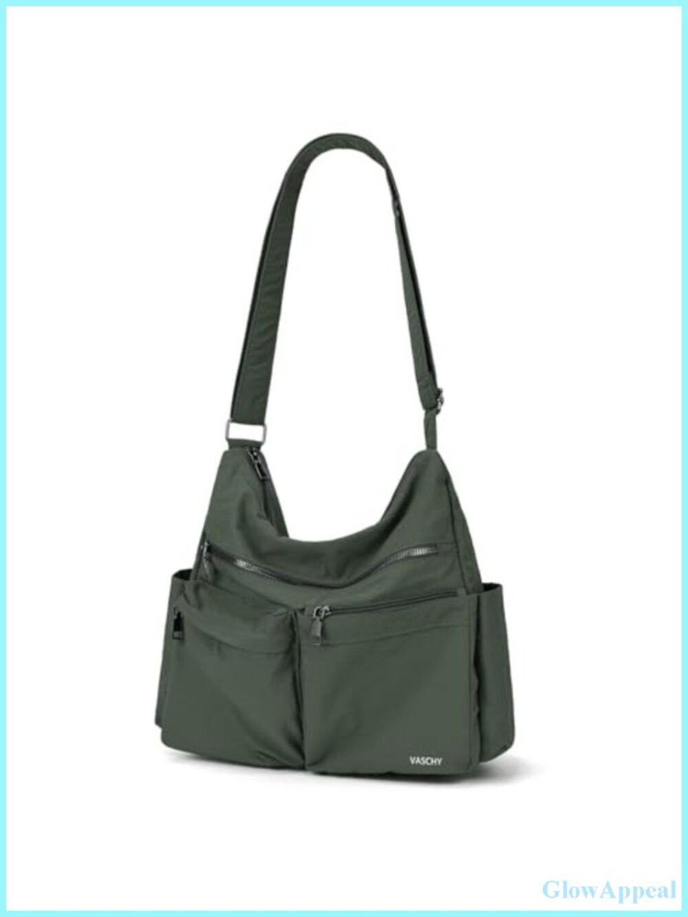 RFID Blocking Crossbody Messenger Bag Lightweight Hobo
